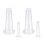 (White) 4 Pezzi Coppa Suzione Silicone Liquido Massaggio Facciale 1