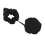 (Black) Wiederverwendbarer Glasbecher-Deckel Scrunchie Gelb 2