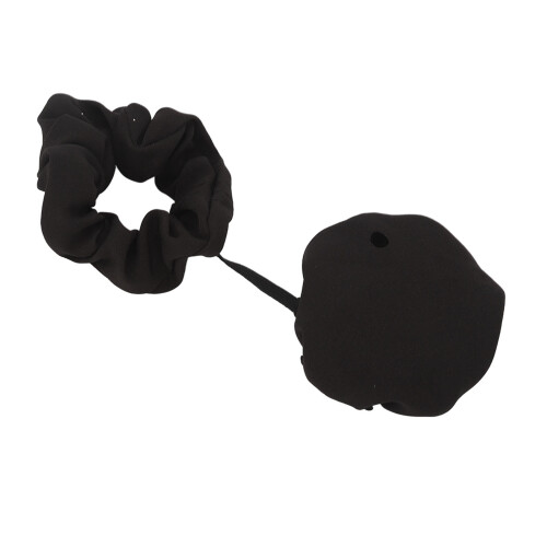 (Black) Wiederverwendbarer Glasbecher-Deckel Scrunchie Gelb 1