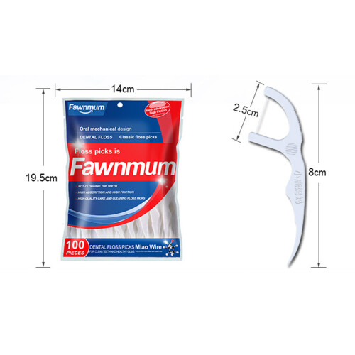Mint Flavour Roll Floss Floss String for Adults Kids Woven Tooth 2