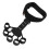 (Black) Esercitatore Dita Mano in Silicone Anticarpale 4