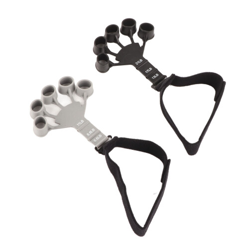 Fingertrainer-Set, 6 Stufen, weiches Silikon 2