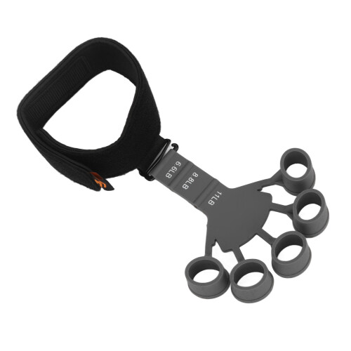 (Gray) Esercitatore Dita Mano in Silicone Anticarpale 2