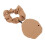 (Yellow) Wiederverwendbarer Glasbecher-Deckel Scrunchie Gelb 2