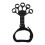 (Black) Esercitatore Dita Mano in Silicone Anticarpale 2