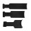 3 Pcs Balayage Board with Teeth Hair Dye Brush 2