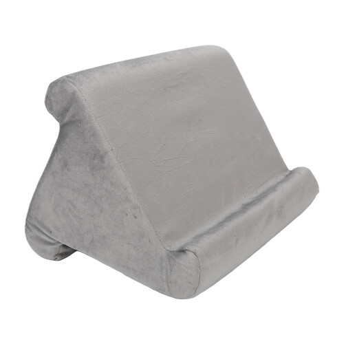 Cuscino Leggero Triangolare per Lettura Grigio 1