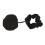 (Black) Wiederverwendbarer Glasbecher-Deckel Scrunchie Gelb 4