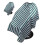 Waterproof Green Stripe Barber Cape Adjustable 4