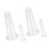 (White) 4 Pezzi Coppa Suzione Silicone Liquido Massaggio Facciale 2