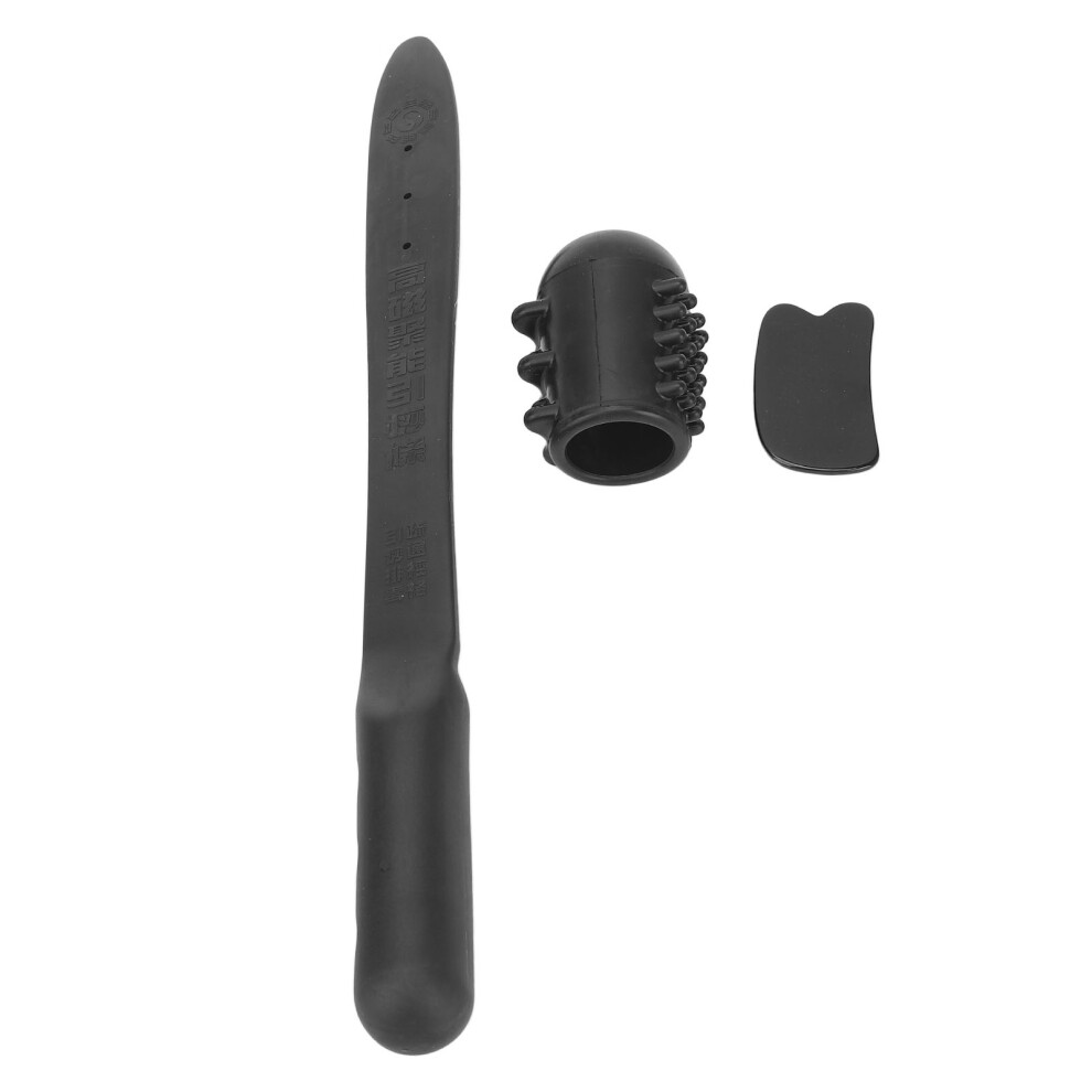 Massage Hammer Pat Stick Black Handheld for Neck Back Shoulder