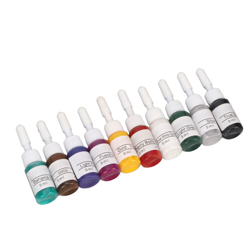 Inchiostro Tattoo 5ml 10 Pezzi Set 1