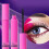 Wasserdichte Wimperntusche Silikonpinsel Langhaltend Rosa 5