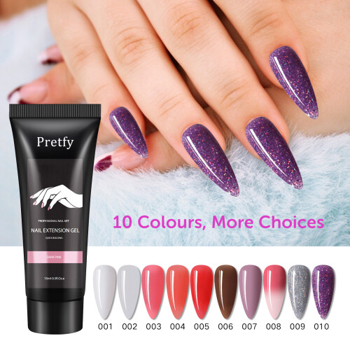 Set Gel Unghie 10 Colori con Accessori DIY