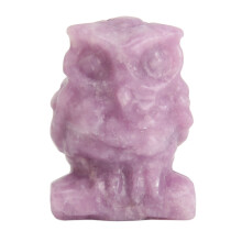 (Type 1) Owl Chakra Stone Figurine Yoga Meditation Energy Healing Statue