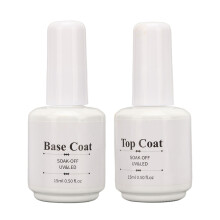 Nail Base Top Coat Set Super Bright Wear Resistant UV Gel Polish Art