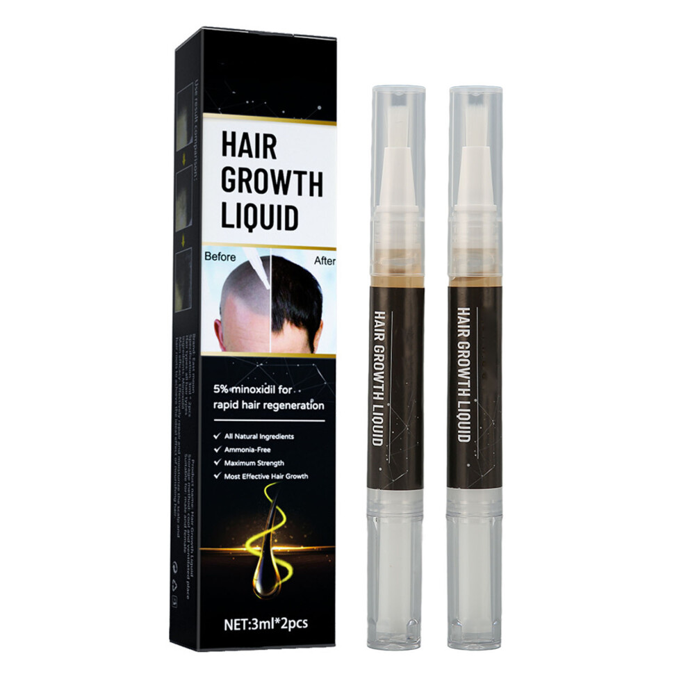 2pcs Hair Growth Serum 3ml Moisturizing Scalp Prevent Hair Fall