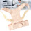 (Beige L) Magnetic Shoulder Back Support Belt Posture Corrector Beige 5