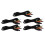 5pcs Black TENS Electrode Wire for Slimming Massager 1