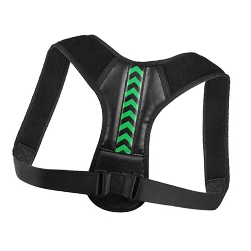 (Black Green XL) Posture Corrector Back Straightener 2