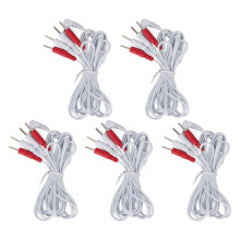 5pcs 1-4 Pin 4.9ft 2.5mm TENS Electrode Wire