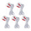 5pcs 1-4 Pin 4.9ft 2.5mm TENS Electrode Wire 1