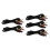 5pcs Black TENS Electrode Wire for Slimming Massager 5