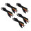 5pcs Black TENS Electrode Wire for Slimming Massager 4