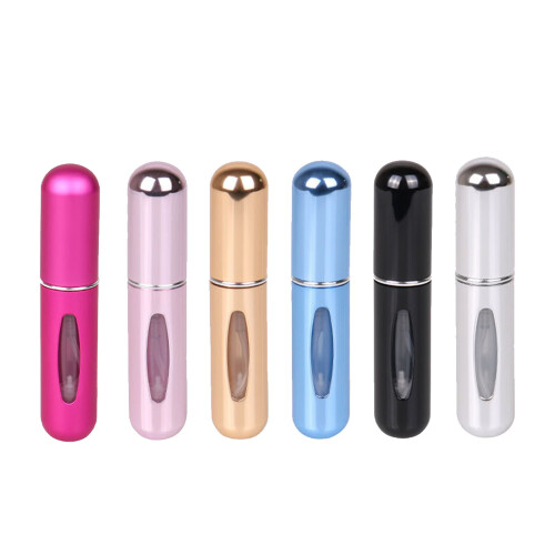6pz Atomizzatore Profumo Ricaricabile 5ml Pompa Automatica