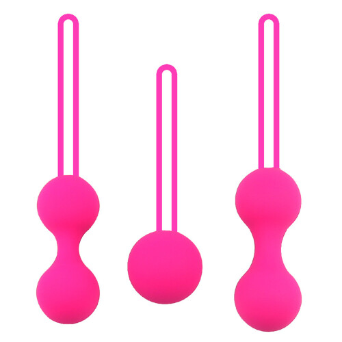 3x Silikon-Vaginaltrainer Inkontinenz-Schutzkugeln
