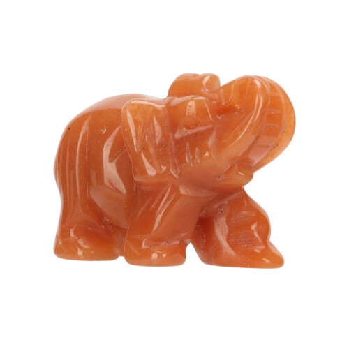 (Red Dongling) Elefant-Kristallstatue Stressabbau Meditation