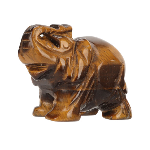 (Tiger Stone) Elefant-Kristallstatue Stressabbau Meditation