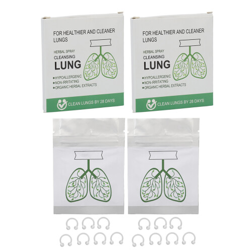 14pcs Herbal Nasal Ring Detox & Lung Care