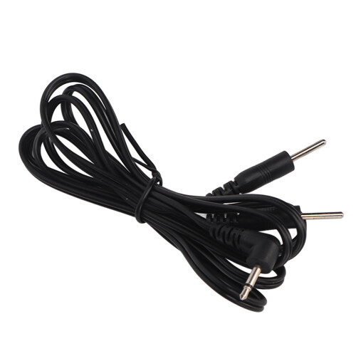 5x 2.5mm Elektrode Draad 1.2m Zwart 1