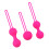 3x Silikon-Vaginaltrainer Inkontinenz-Schutzkugeln 4