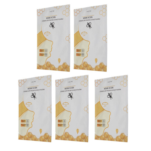 5 Sheets Neck Firming Mask Hydrating Propolis 25ml 2