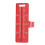 Endo Measuring Ring Orthodontic Dental Ruler Red 5