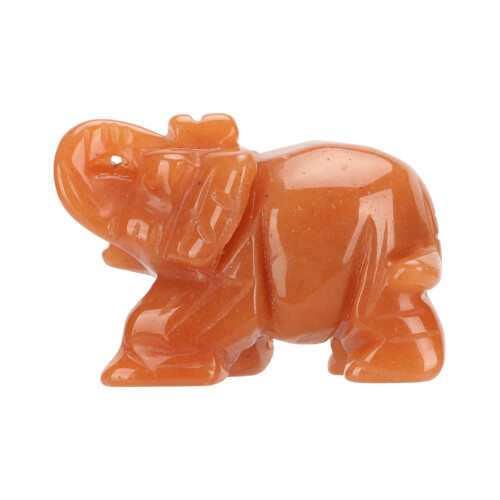 (Red Dongling) Elefant-Kristallstatue Stressabbau Meditation 2
