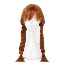 Braunes Pony-Perücke für Prinzessin-Kids-Party-Cosplay