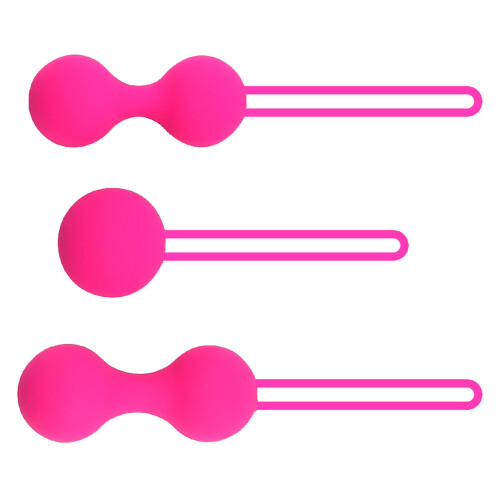 3x Silikon-Vaginaltrainer Inkontinenz-Schutzkugeln 1
