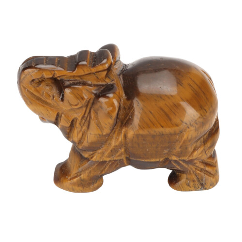 (Tiger Stone) Elefant-Kristallstatue Stressabbau Meditation 1