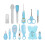 (Blue) Baby Care Kit Scissors Clippers Spoon Comb 4