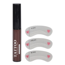 Tattoo Brow Gel Peel-Off Quick-Dry Dark Brown Waterproof