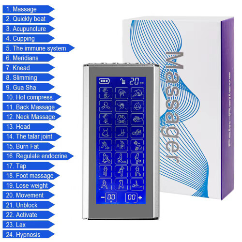 Pulse digitale meridiaan therapie massager 24 modi spierstimulator 1