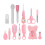 (Pink) Baby Care Kit Scissors Clippers Spoon Comb 4
