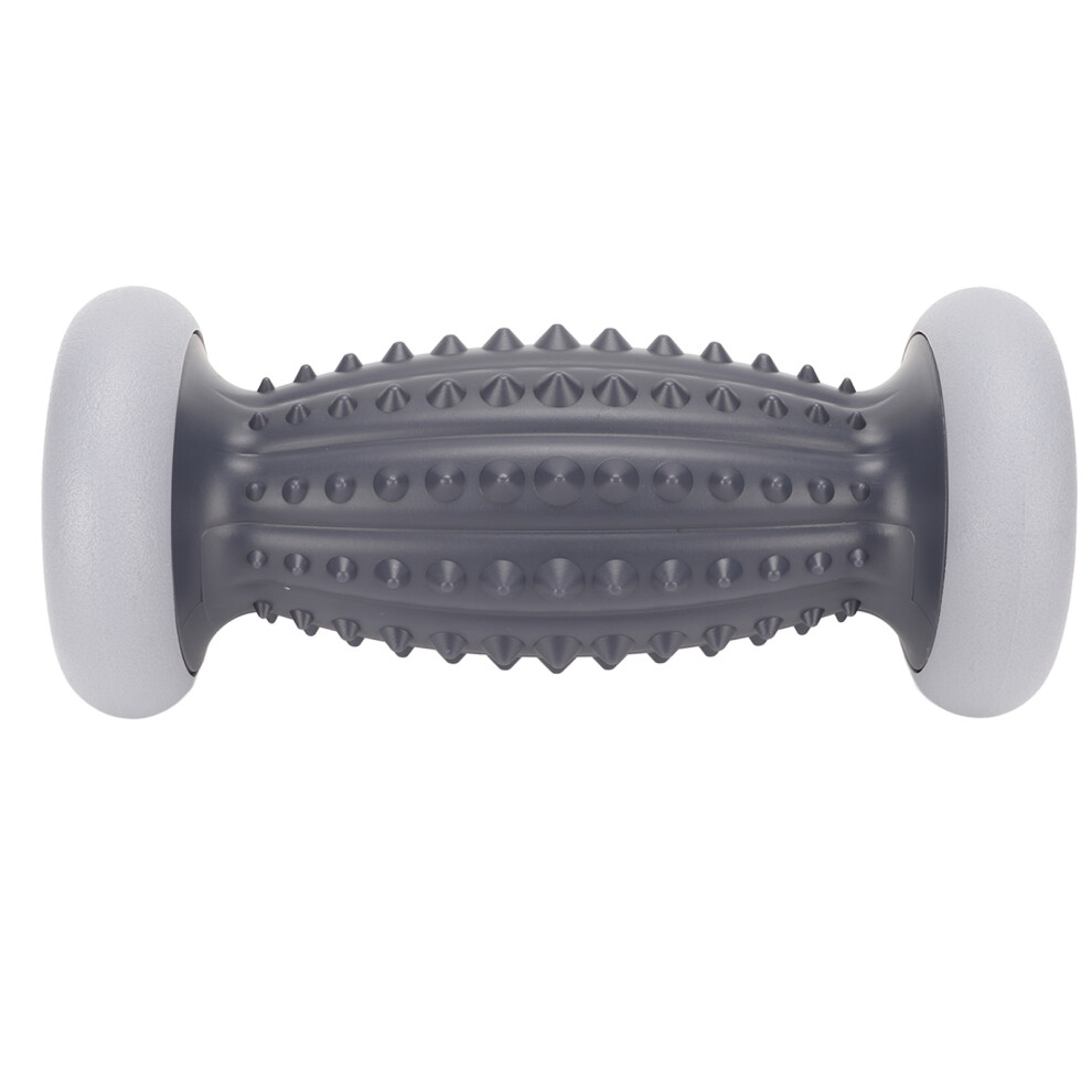 (Grey Black) Foot Massage Roller Ergonomic ABS for Wrists Neck Grey Black