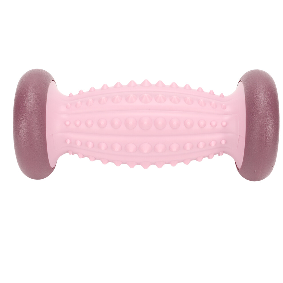(Pink Purple) Foot Massage Roller Ergonomic ABS for Wrists Neck Grey Black