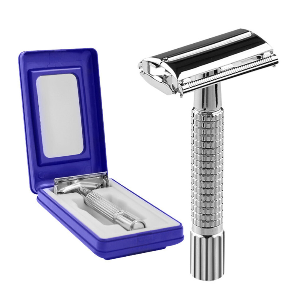 Manual Safety Beard Trimmer Metal Double Edge Tool for Men