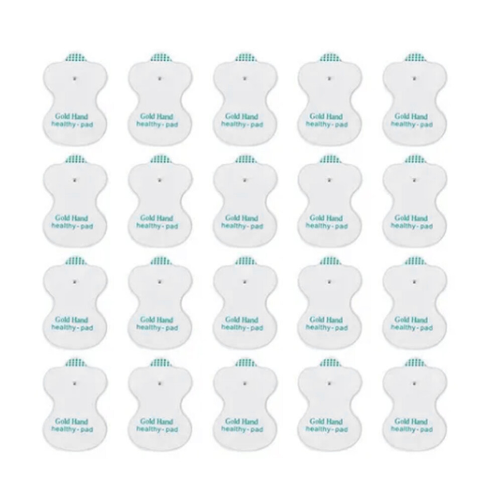 20PCS Electrode Patches Silica Gel Self Adhesive Reusable Pads
