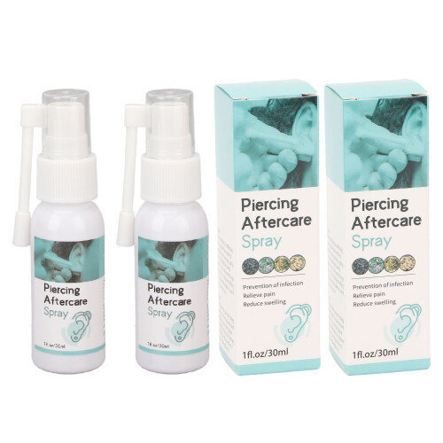 2x 30ml Piercing-Spray gegen Schwellung & Geruch